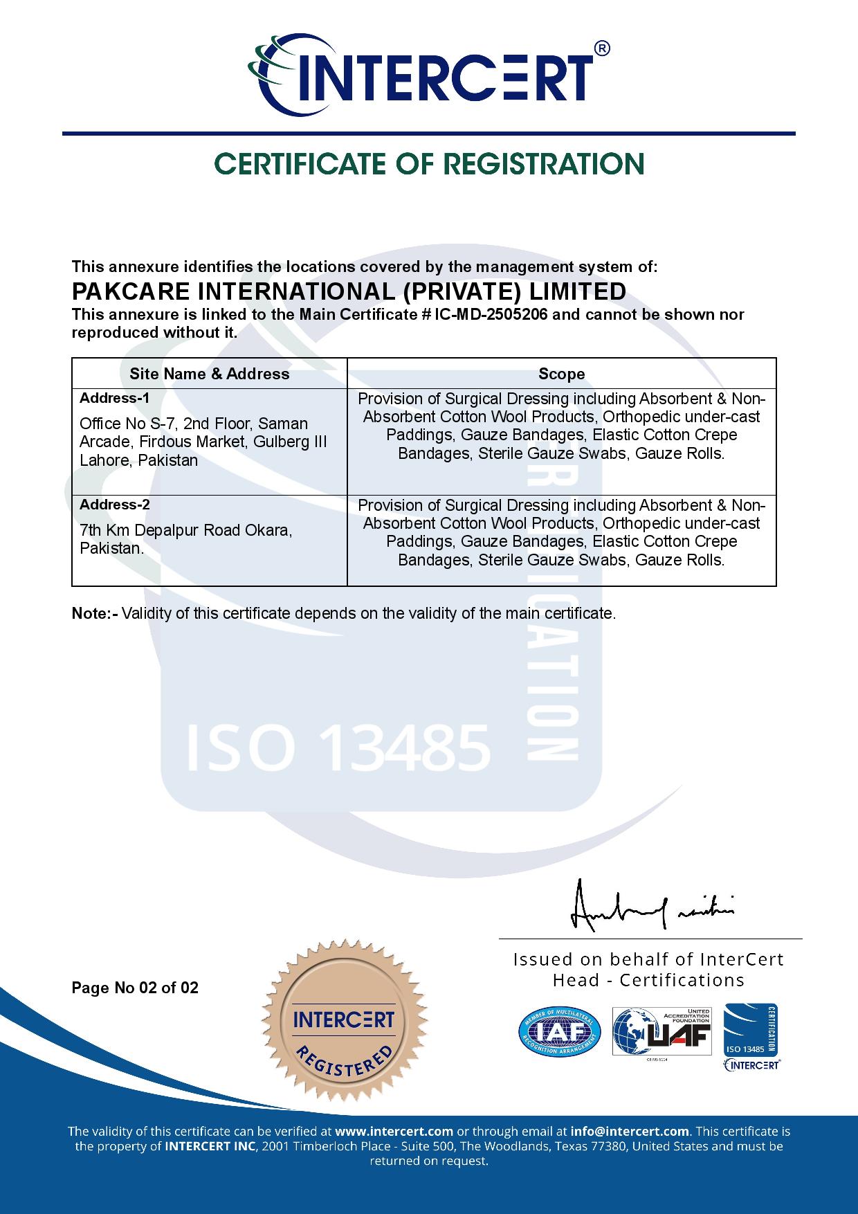 Certificate 2